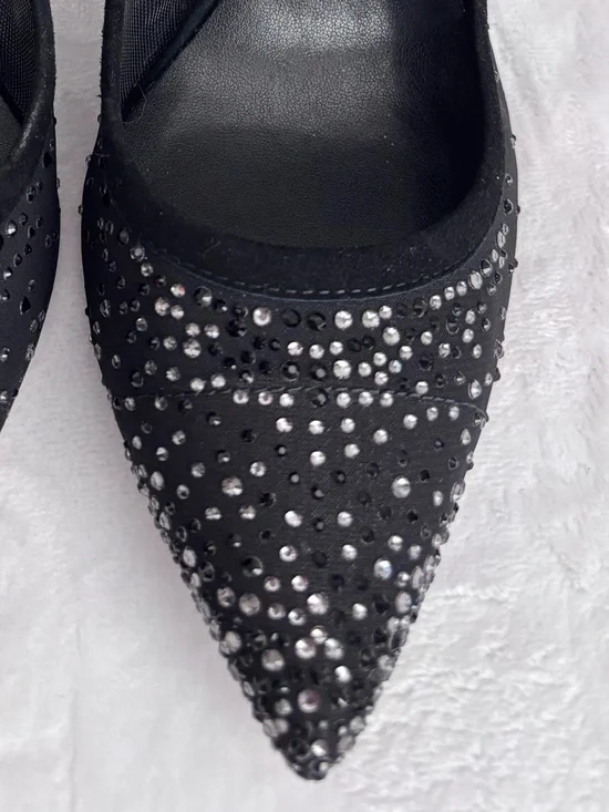 TED BAKER LONDON Ryalay Pointed Toe Diamante Crystal High Heel Pumps--6.5 - Picture 6 of 14